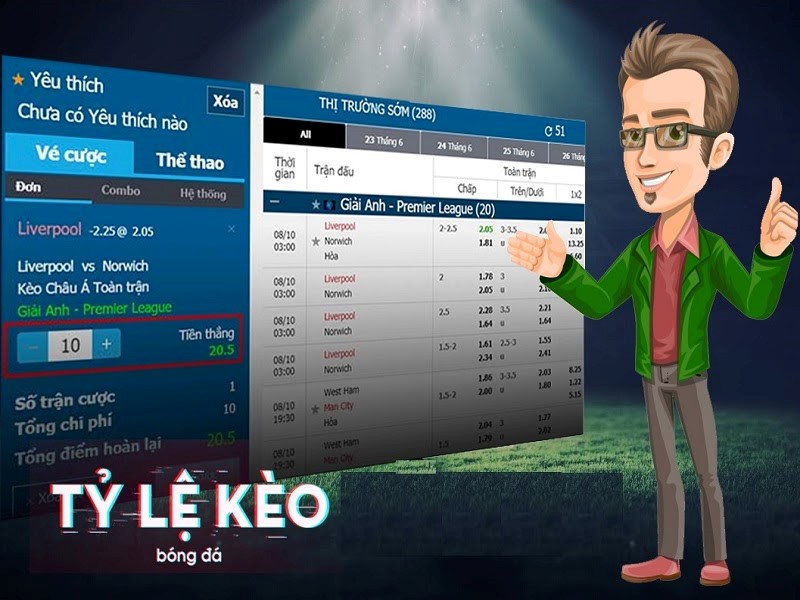 Chia sẻ c&aacute;ch xem tỷ lệ b&oacute;ng đ&aacute; h&ocirc;m nay tại nh&agrave; c&aacute;i online